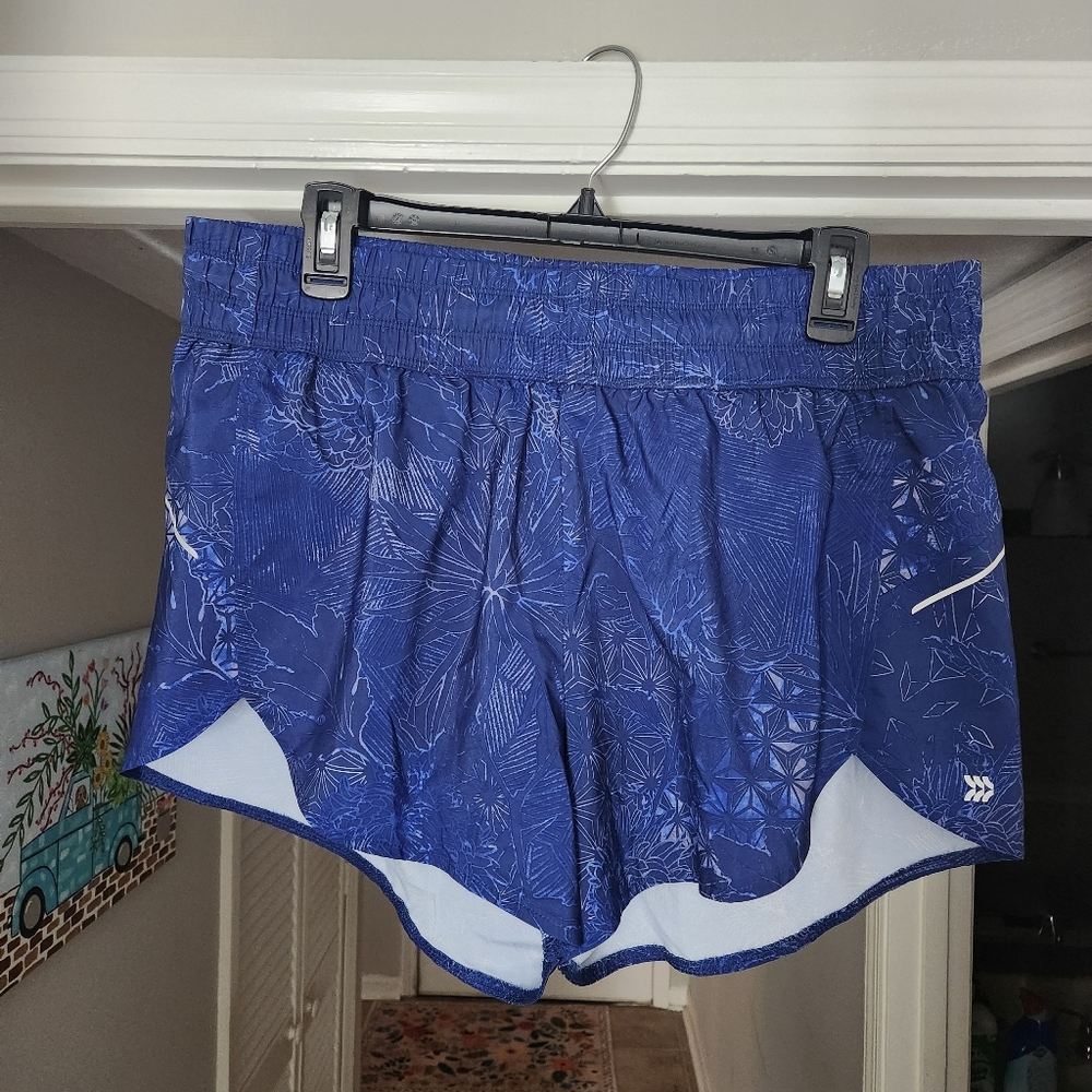 Women's Blue Athletic Shorts